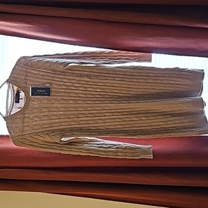 Womens Spring sweater polo dress